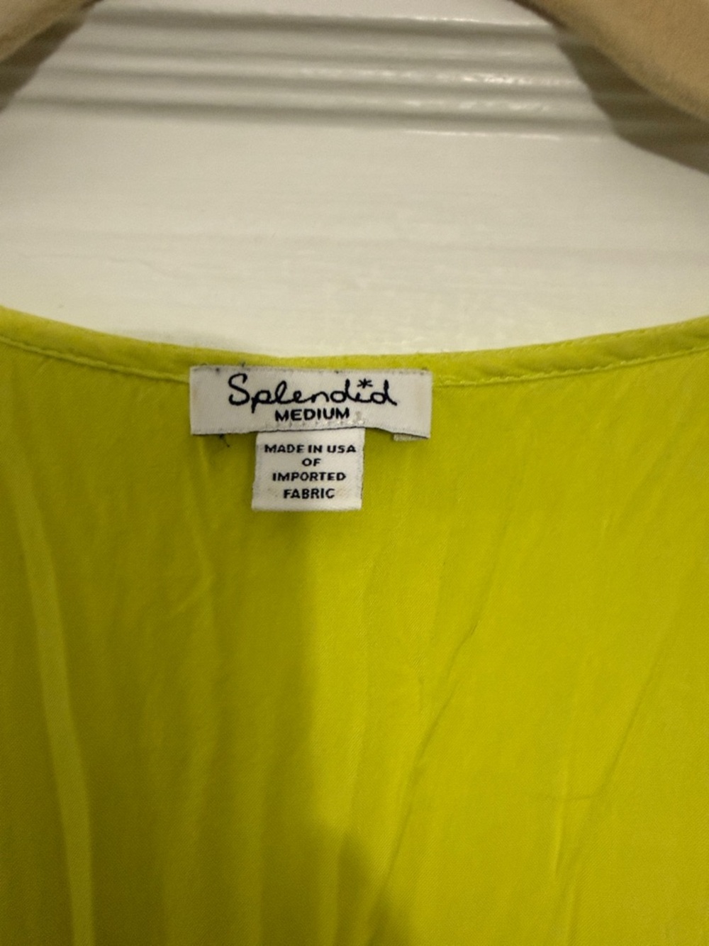 Splendid Chartreuse High-Low Tank Dress - Picture 2 of 6